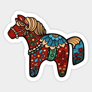 Dala Horse Sticker